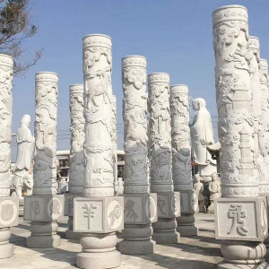 石雕龙柱11