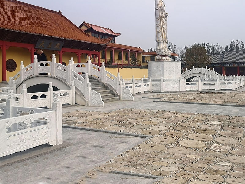 寺庙石栏杆
